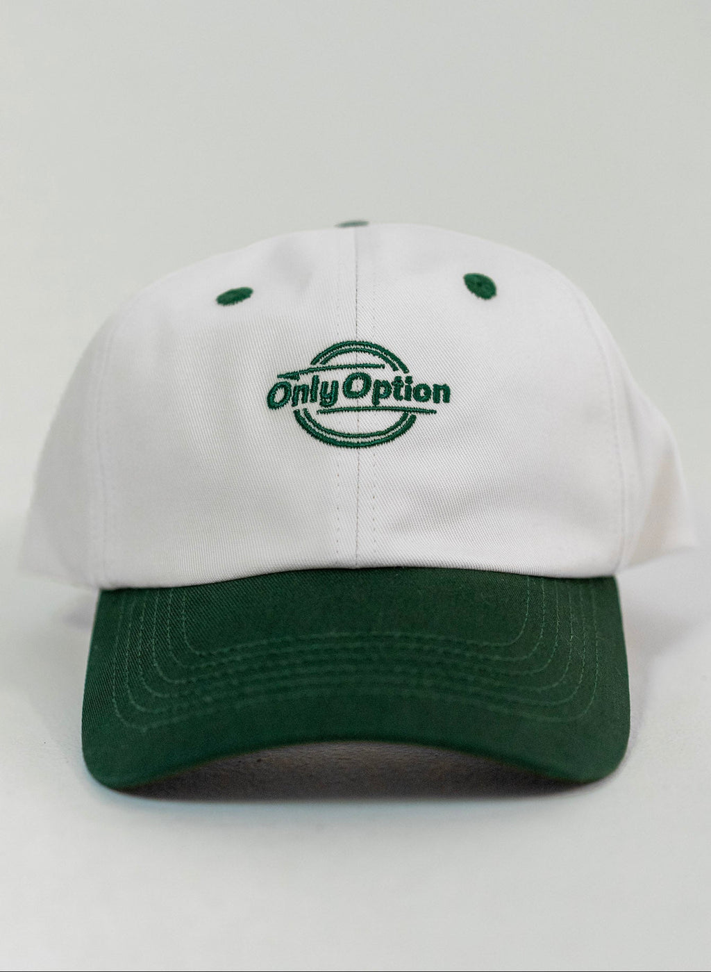 Dad Cap - White & Green