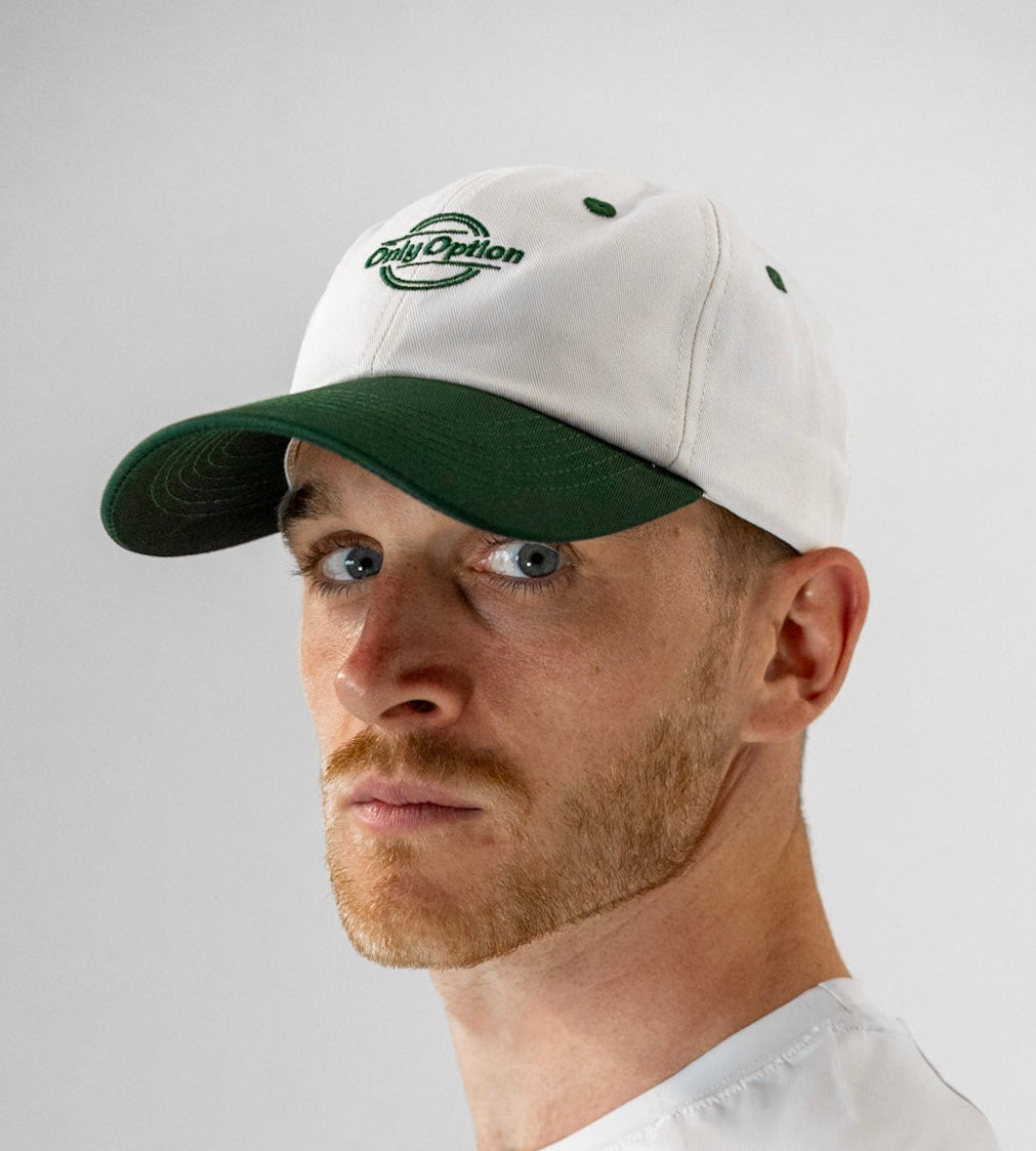 Dad Cap - White & Green